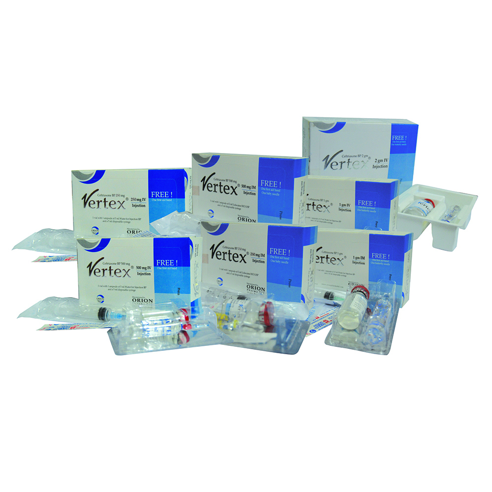 Vertex 1 gm/vial IV Injection Vertex 1 gm/vial IV Injection