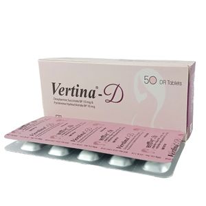 Vertina-D 10 mg+10 mg Tablet (Delayed Release)