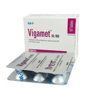 Vigamet 50 mg+500 mg Tablet Vigamet 50 mg+500 mg Tablet