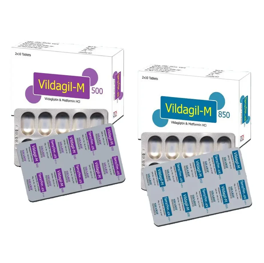 Vildagil-M 50 mg+500 mg Tablet Vildagil-M 50 mg+500 mg Tablet