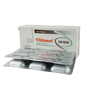 Vildamet 50 mg+500 mg Tablet Vildamet 50 mg+500 mg Tablet