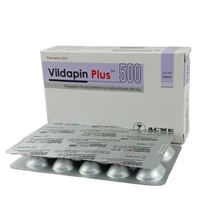 Vildapin Plus 50 mg+850 mg Tablet Vildapin Plus 50 mg+850 mg Tablet