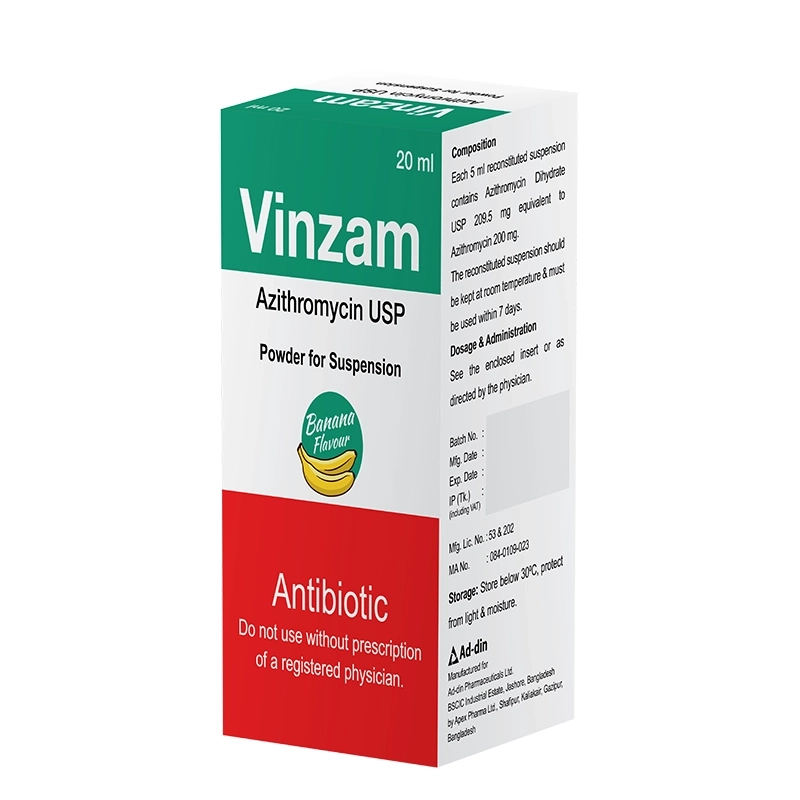 Vinzam 200 mg/5 ml Powder for Suspension Vinzam 200 mg/5 ml Powder for Suspension
