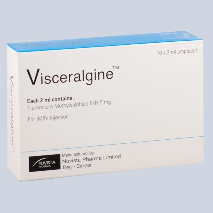 Visceralgine 5 mg/2 ml IM/IV Injection Visceralgine 5 mg/2 ml IM/IV Injection