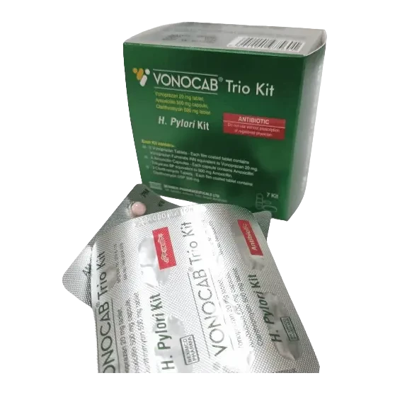 Vonocab Trio 40 mg+2000 mg+1000 mg Tablet