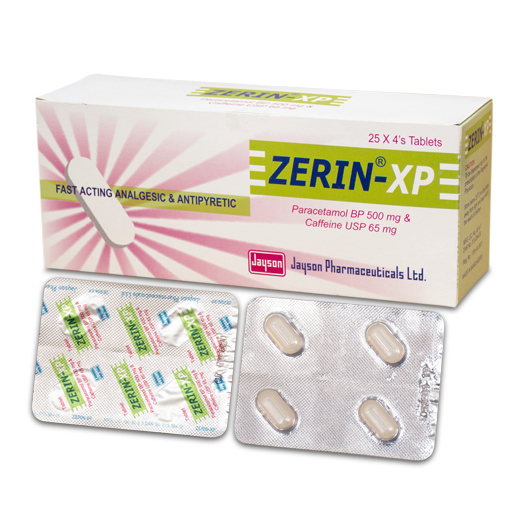 Zerin-XP 500 mg+65 mg Tablet Zerin-XP 500 mg+65 mg Tablet