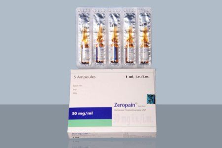 Zeropain 30 mg/ml IM/IV Injection