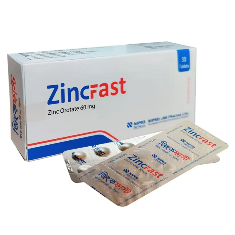 ZincFast 60 mg Tablet ZincFast 60 mg Tablet