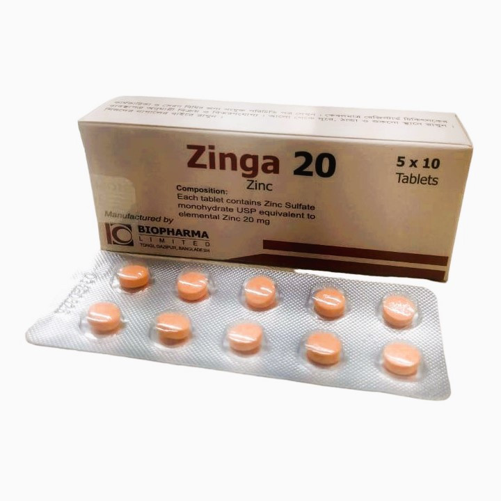 Zinga 20 mg Tablet Zinga 20 mg Tablet