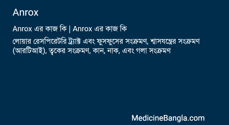 Anrox এর কাজ Anrox in Bangla