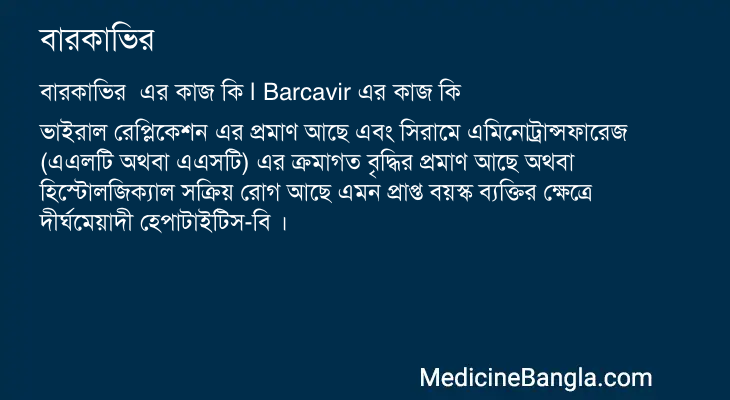 বারকাভির  in Bangla