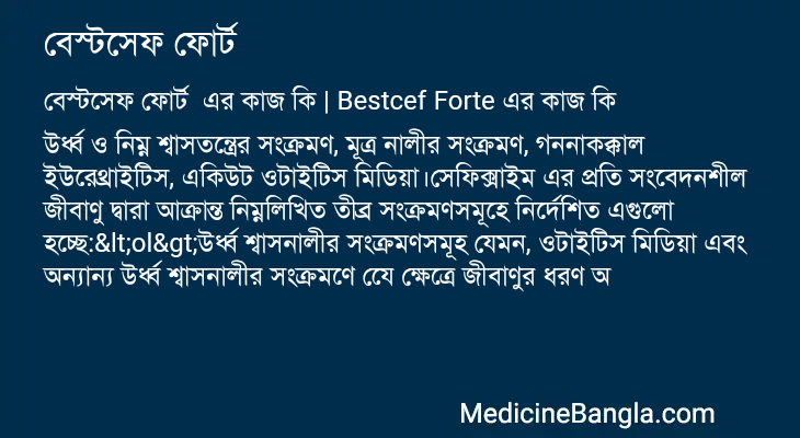 বেস্টসেফ ফোর্ট এর কাজ বেস্টসেফ ফোর্ট in Bangla