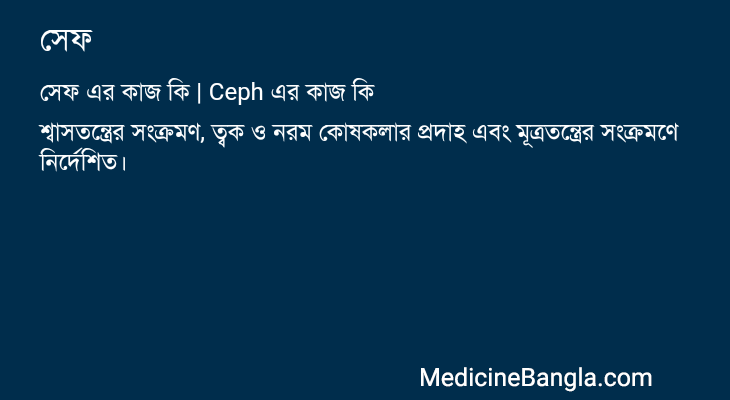 সেফ in Bangla