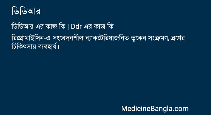 ডিডিআর in Bangla
