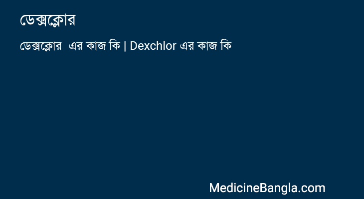 ডেক্সক্লোর এর কাজ ডেক্সক্লোর in Bangla