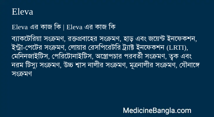 Eleva এর কাজ Eleva in Bangla