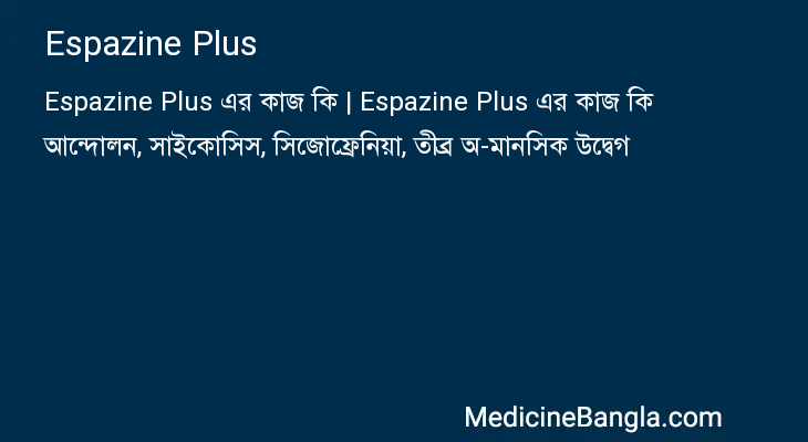 Espazine Plus এর কাজ Espazine Plus in Bangla