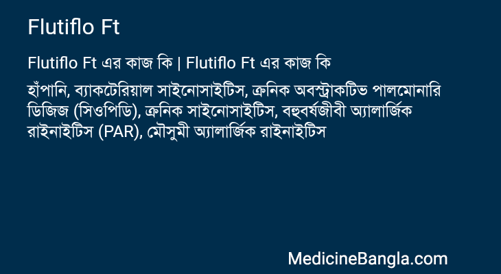 Flutiflo Ft এর কাজ Flutiflo Ft in Bangla