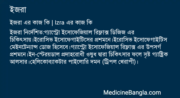 ইজরা এর কাজ ইজরা in Bangla