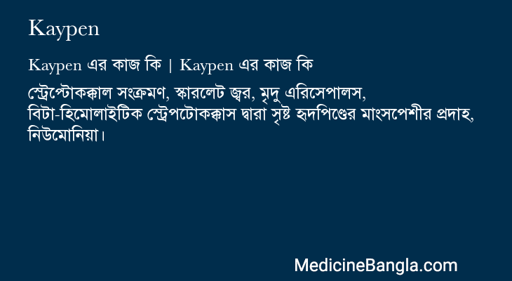 Kaypen এর কাজ Kaypen in Bangla