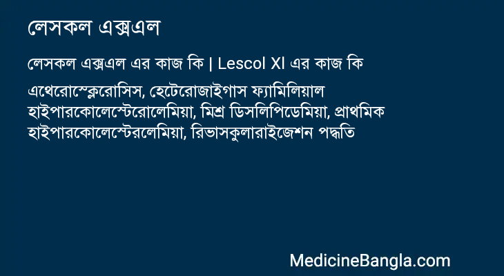 লেসকল এক্সএল এর কাজ লেসকল এক্সএল in Bangla