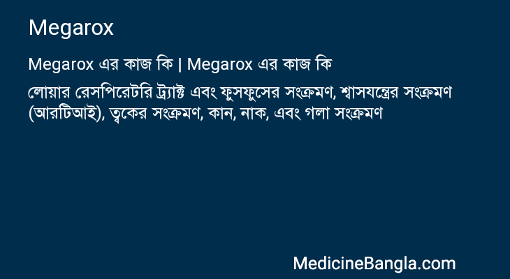 Megarox এর কাজ Megarox in Bangla