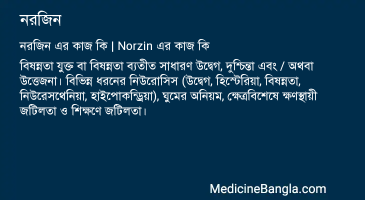 নরজিন এর কাজ নরজিন in Bangla