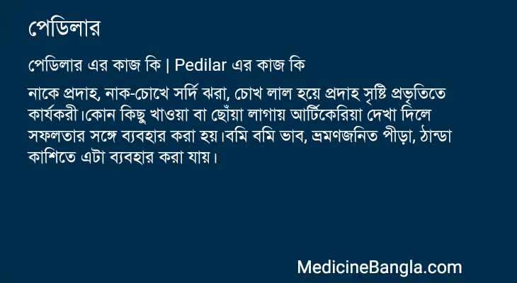 পেডিলার এর কাজ পেডিলার in Bangla