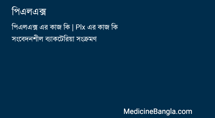 পিএলএক্স in Bangla