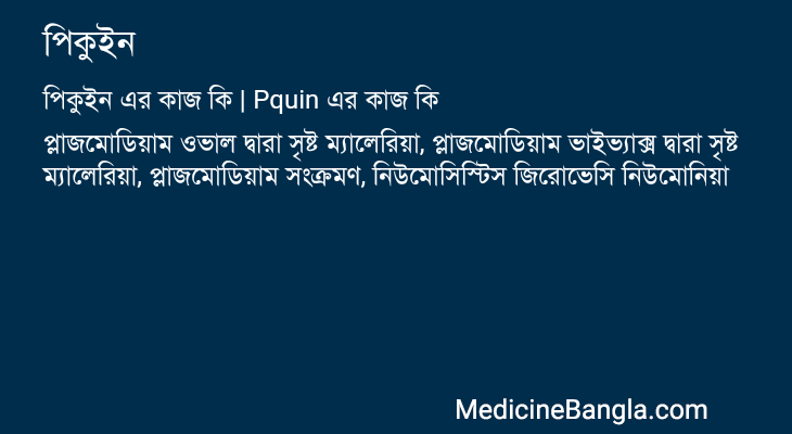 পিকুইন in Bangla