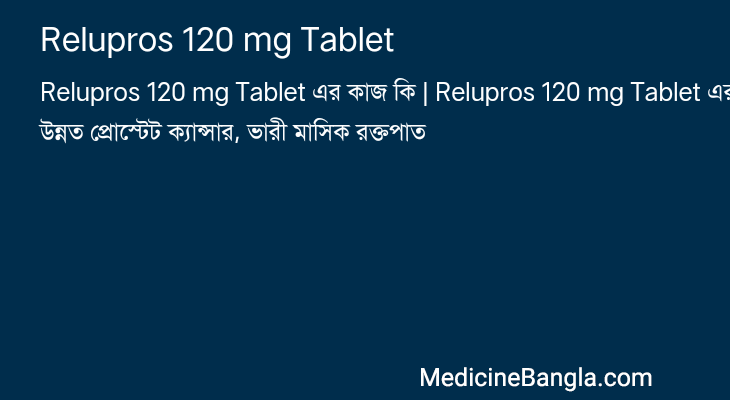 Relupros 120 mg Tablet in Bangla