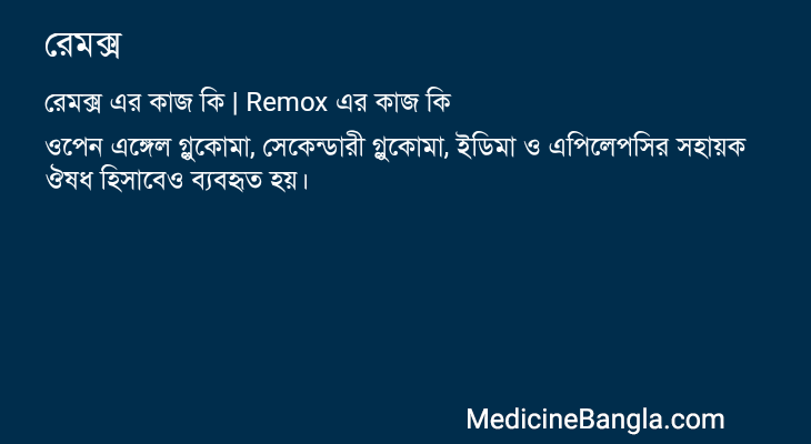 রেমক্স এর কাজ রেমক্স in Bangla