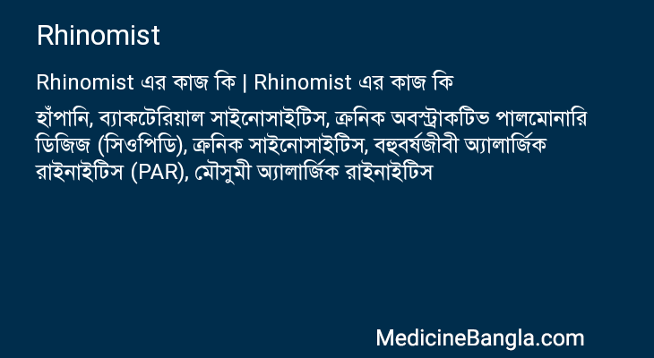 Rhinomist এর কাজ Rhinomist in Bangla