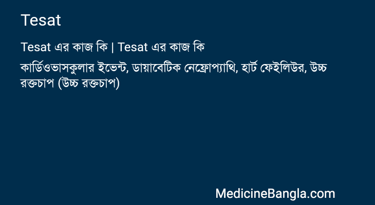 Tesat এর কাজ Tesat in Bangla