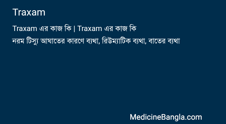 Traxam এর কাজ Traxam in Bangla