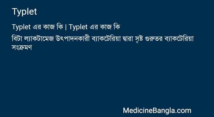 Typlet এর কাজ Typlet in Bangla