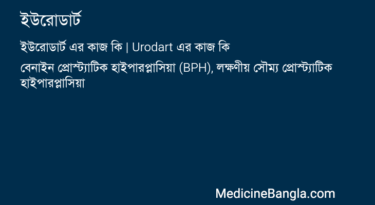ইউরোডার্ট এর কাজ ইউরোডার্ট in Bangla
