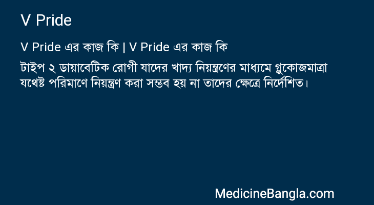 V Pride এর কাজ V Pride in Bangla