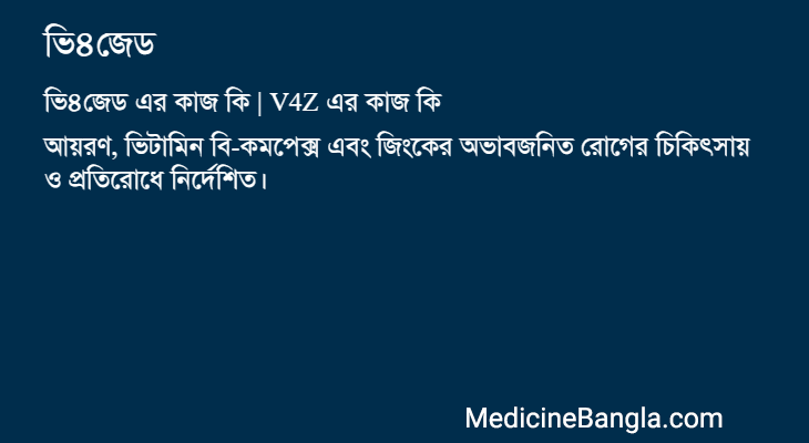 ভি৪জেড এর কাজ ভি৪জেড in Bangla