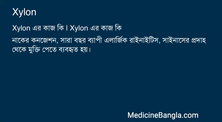 Xylon এর কাজ Xylon in Bangla