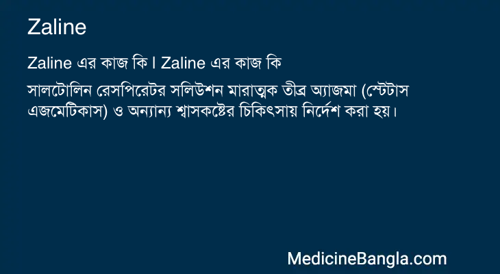 Zaline এর কাজ Zaline in Bangla
