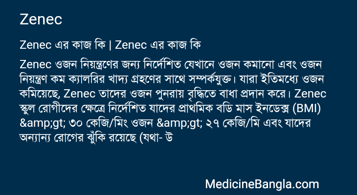Zenec এর কাজ Zenec in Bangla