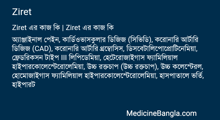 Ziret in Bangla