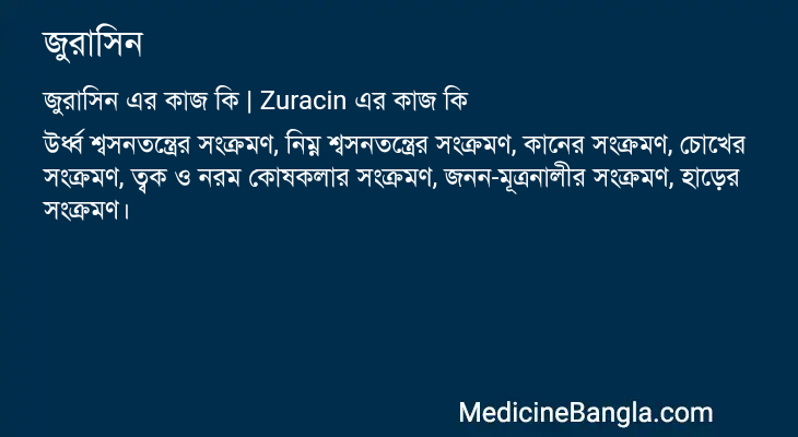 জুরাসিন এর কাজ জুরাসিন in Bangla